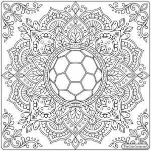 Soccer Ball Mandala