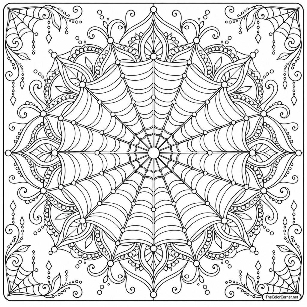 Spider Web Mandala