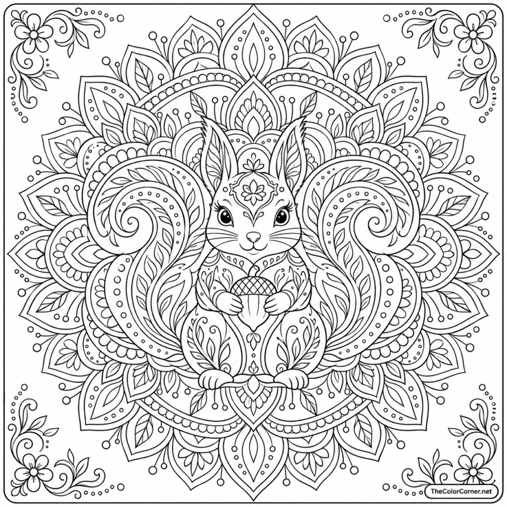 Squirrel Mandala