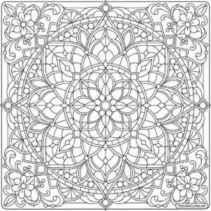 Stained Glass Mandala