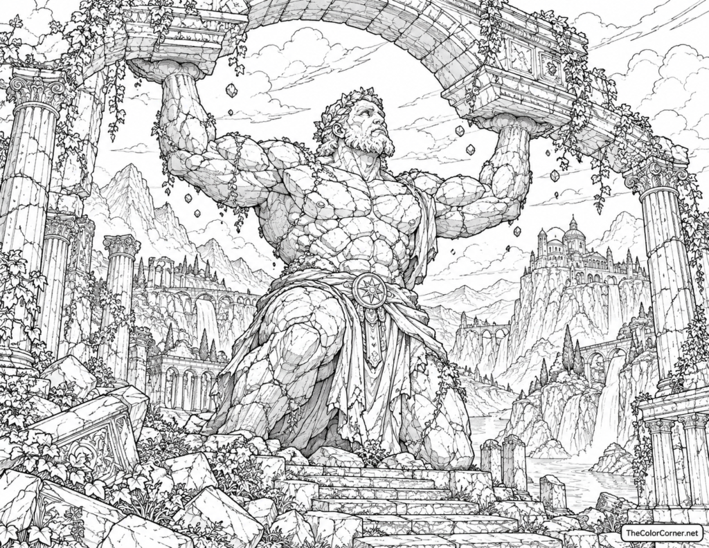 Stone Titan Ancient Archway