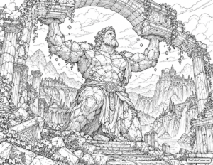 Stone Titan Ancient Archway