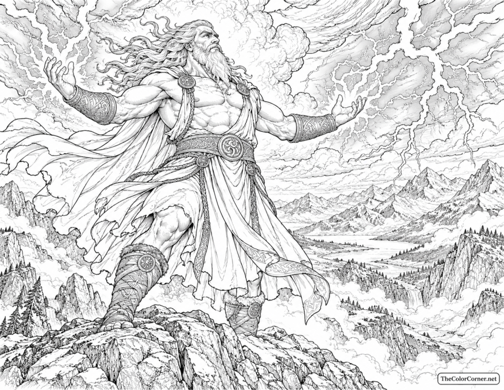 Storm Giant Lightning Mountaintop
