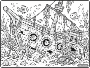 Sunken Pirate Ship Adventure