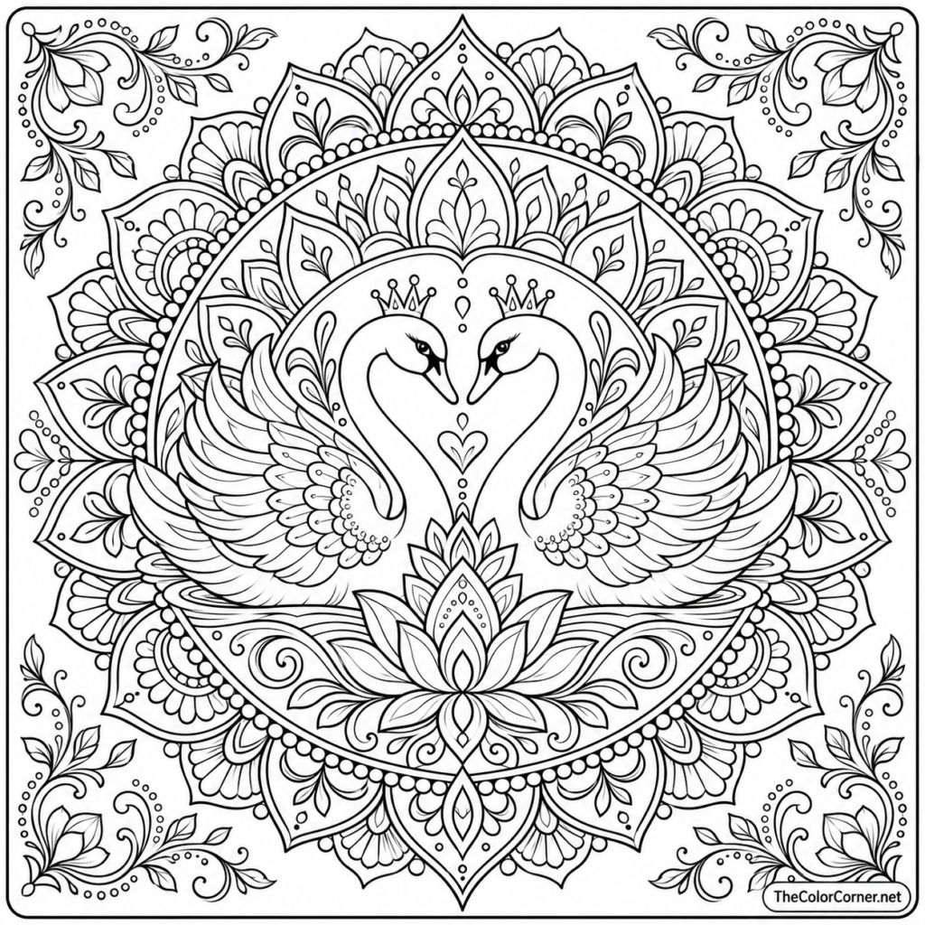 Swan Mandala