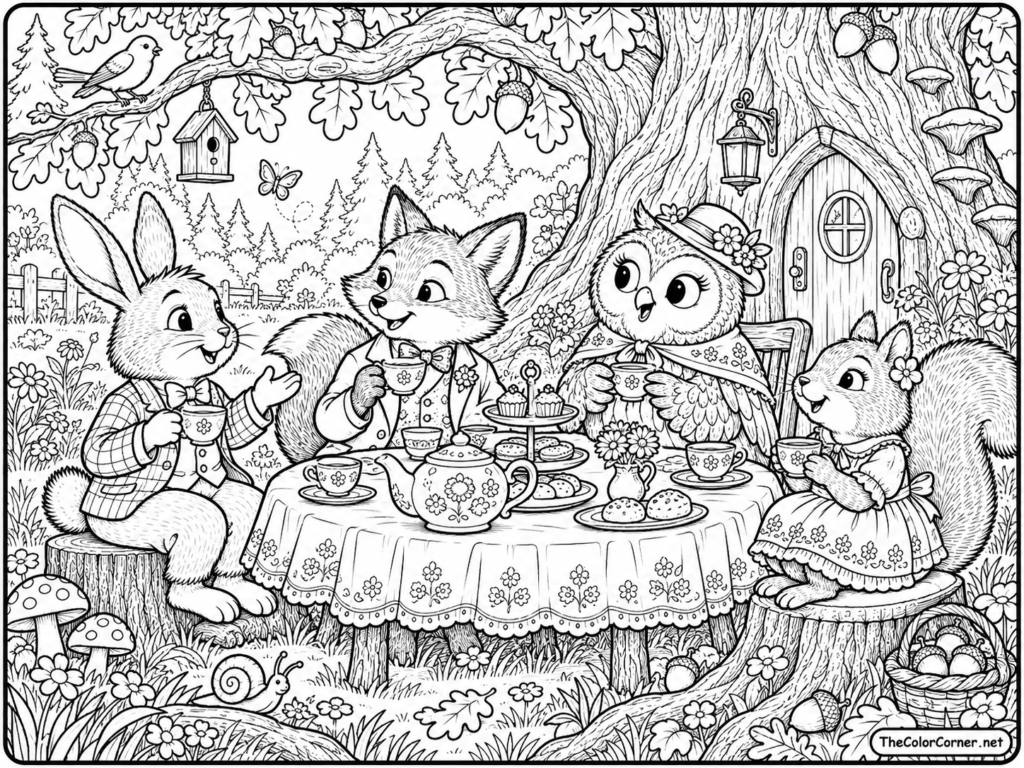Talking Animals Tea Party