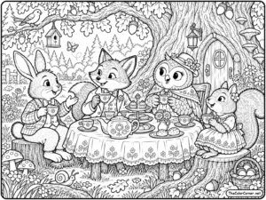 Talking Animals Tea Party