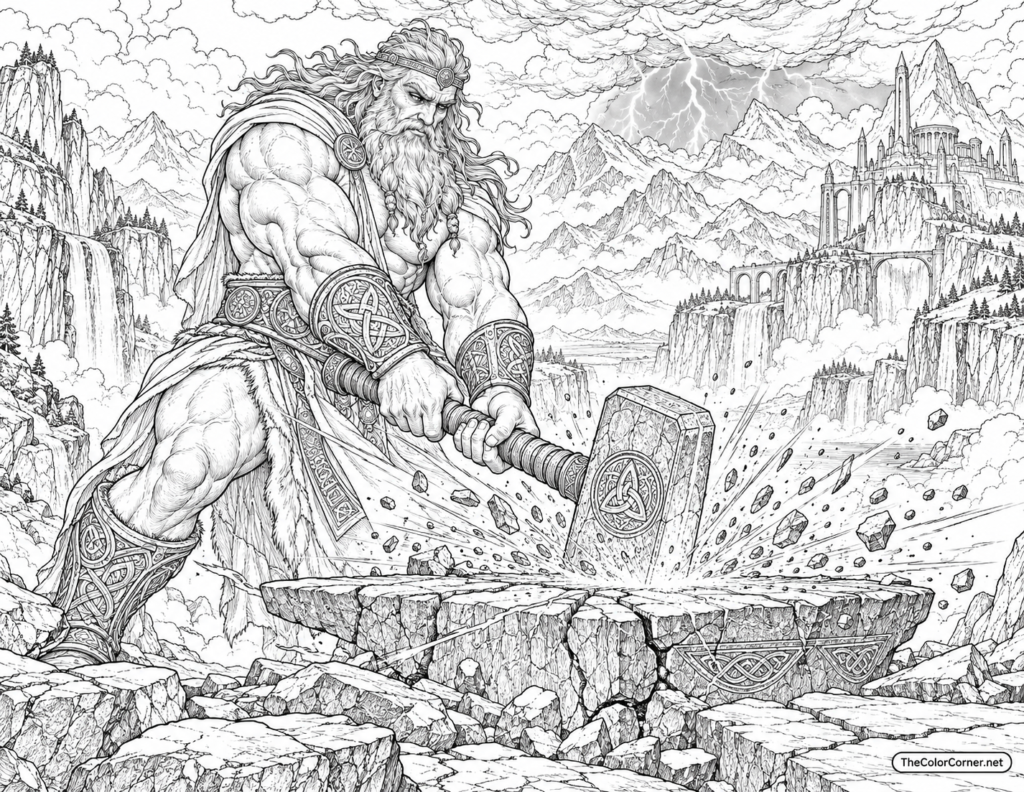 Thunder Giant Stone Anvil