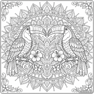 Toucan Mandala