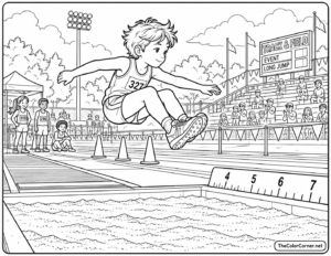 Track Long Jump