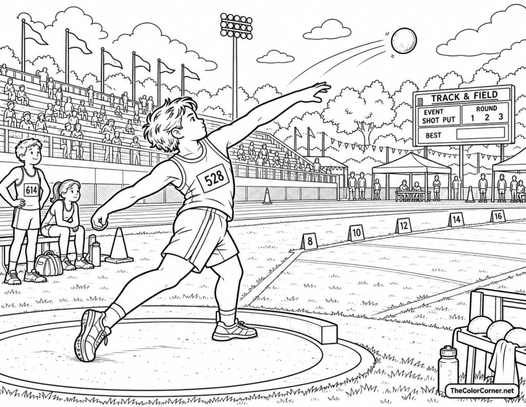 Track Shot Put