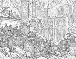 Treasure Hoard Ancient Cave