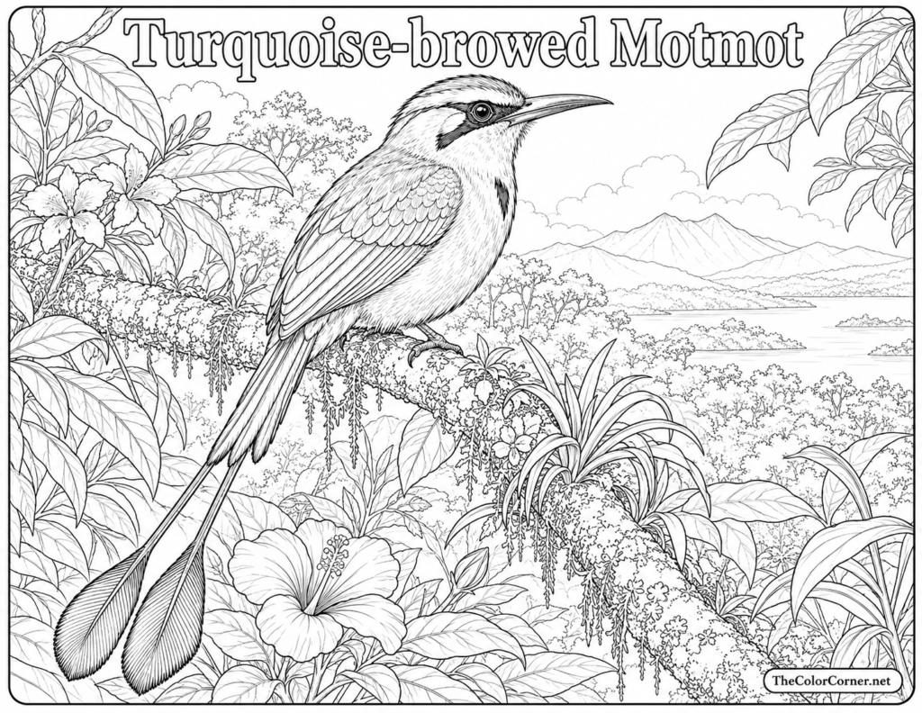 Turquoise Browed Motmot