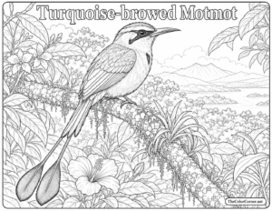 Turquoise Browed Motmot