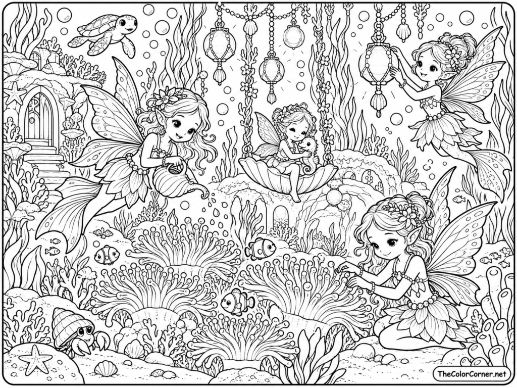 Underwater Fairy Garden