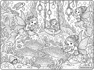 Underwater Fairy Garden