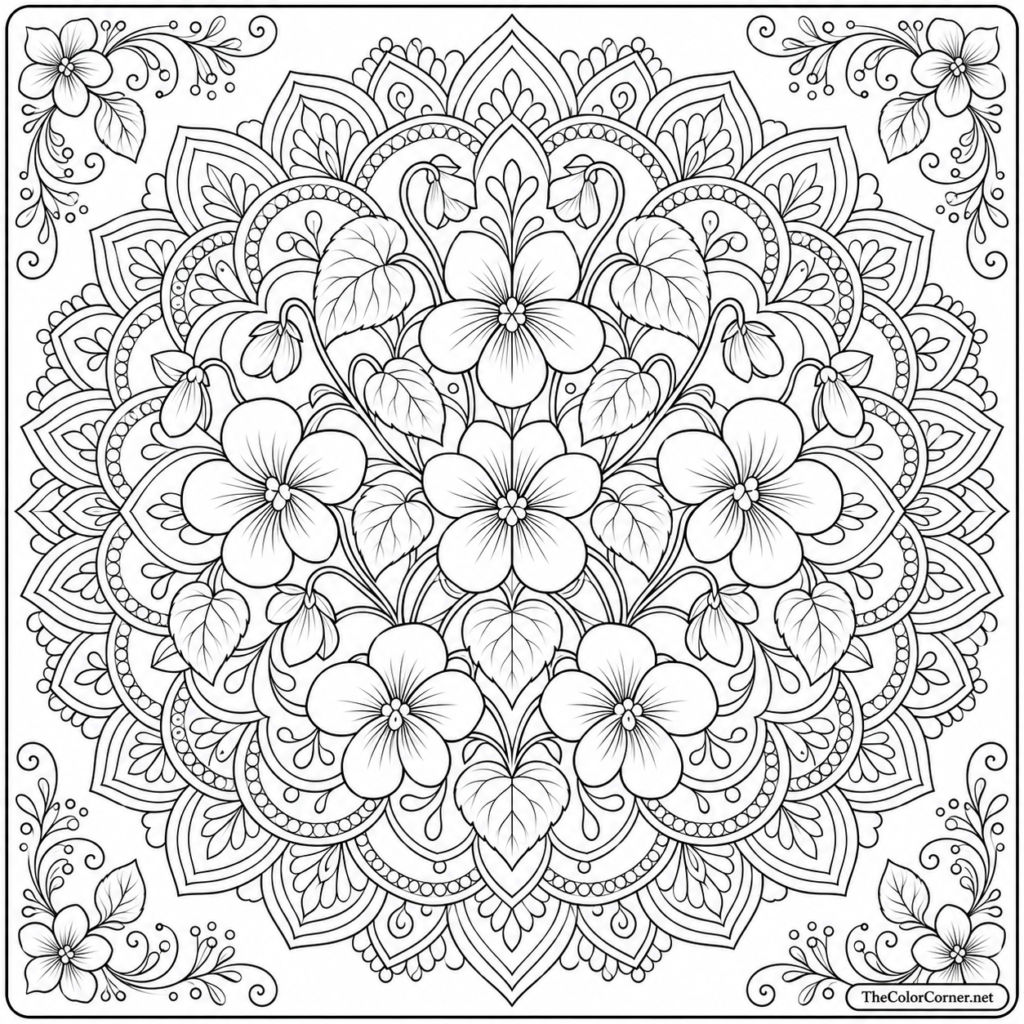 Violet Mandala