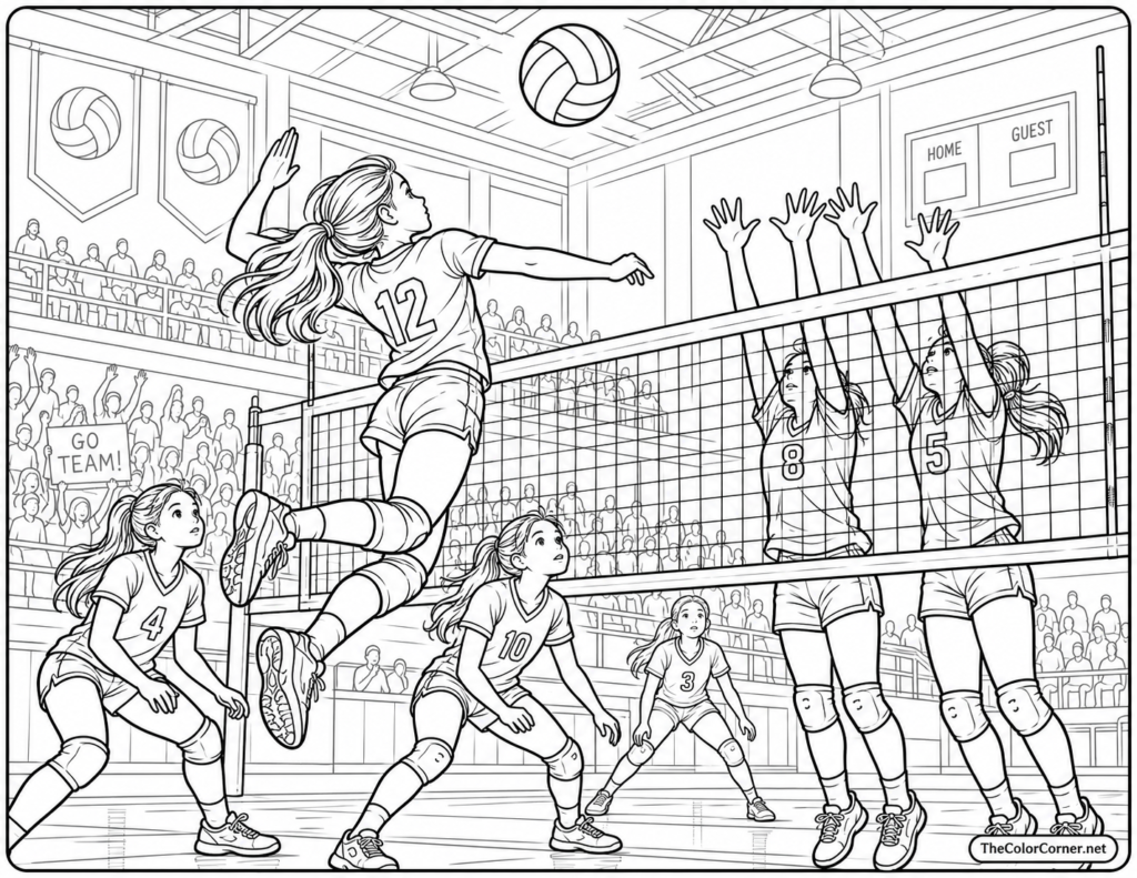 Volleyball Spike