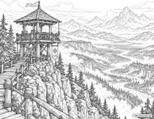 Watchtower Misty Valley