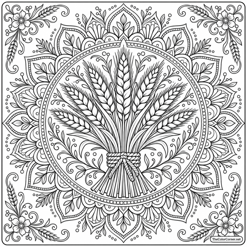 Wheat Sheaf Mandala