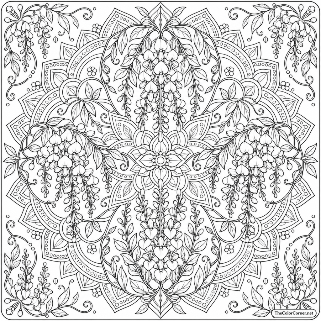 Wisteria Mandala